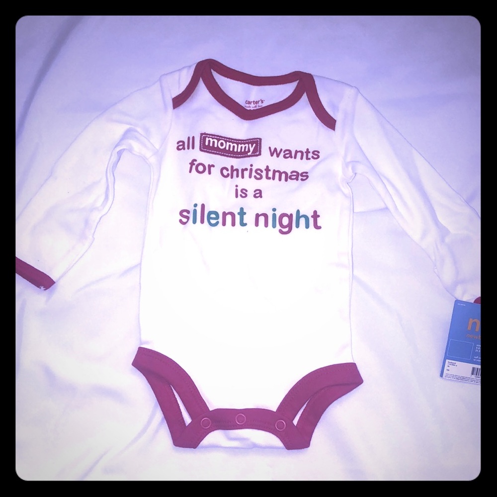 Carters newborn Christmas onesie